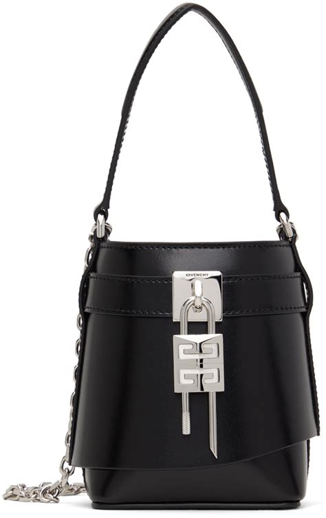 givenchy black bucket bag|givenchy iconic black pouch.